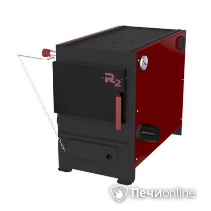 Твердотопливный котел Термокрафт R2 15 кВт конфорка термометр круглый выход в Ревде